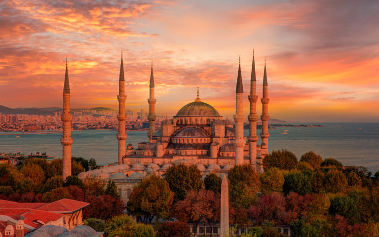 The Blue Mosque Sultanahmet Camii in Istanbul, Turkiye.