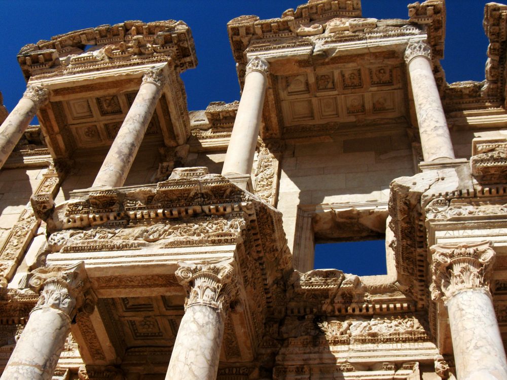 Ancient Studies Turkiye Library Celsus Ephesus, Turkey.