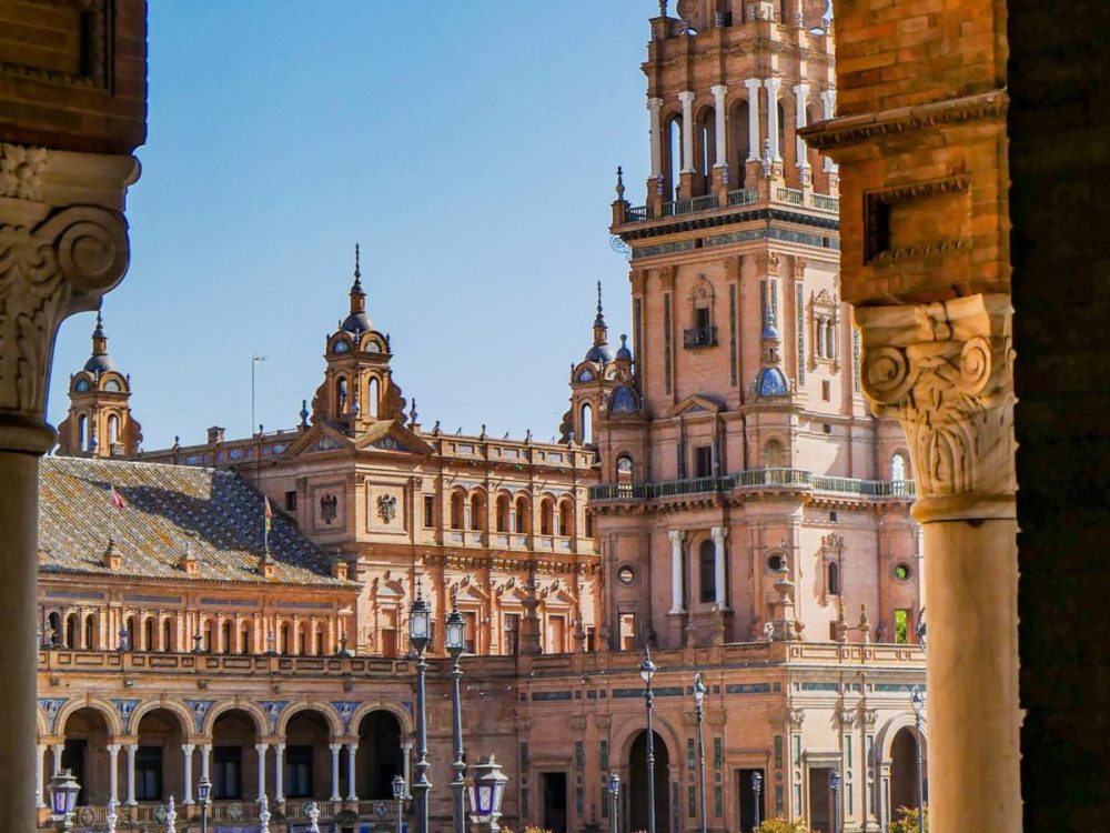 Tour the Plaza de Espana ("Spain Square" in English) in Seville, Spain travel.